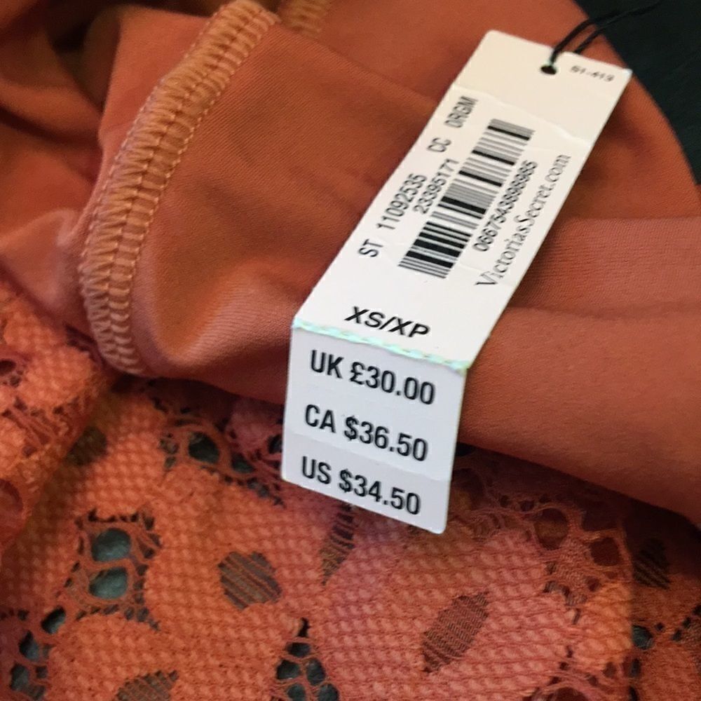 NWT Victoria’s Secret lace Rust bralette - Picture 4 of 5